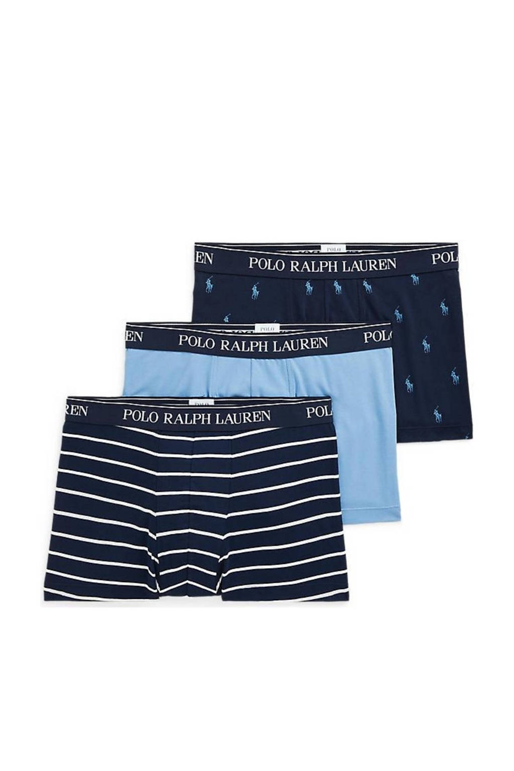 POLO Ralph Lauren boxershort (set van 3), Donkerblauw/lichtblauw