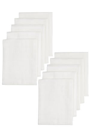 hydrofiele doek - wit (set van 10)