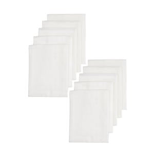 hydrofiele doek - wit (set van 10)