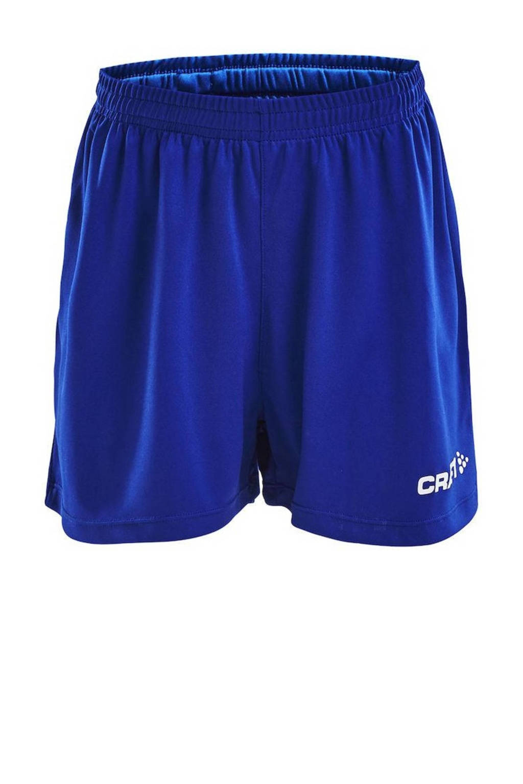 Blauwe jongens en meisjes Craft Junior sportshort Squad van polyester met regular fit en elastische tailleband