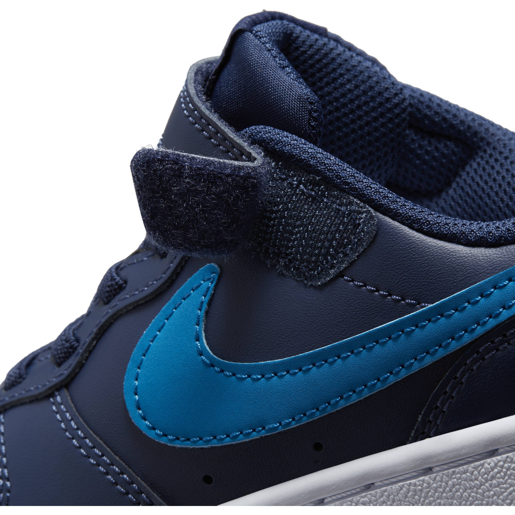 Nike Court Borough Low 2 sneakers donkerblauw/blauw/zwart | wehkamp