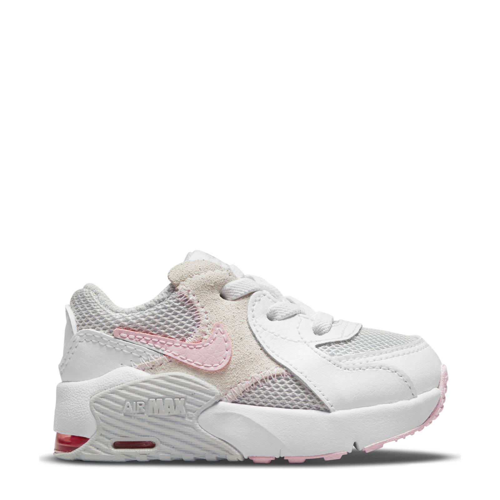 Nike Air Max Excee sneakers wit/roze/grijs | wehkamp