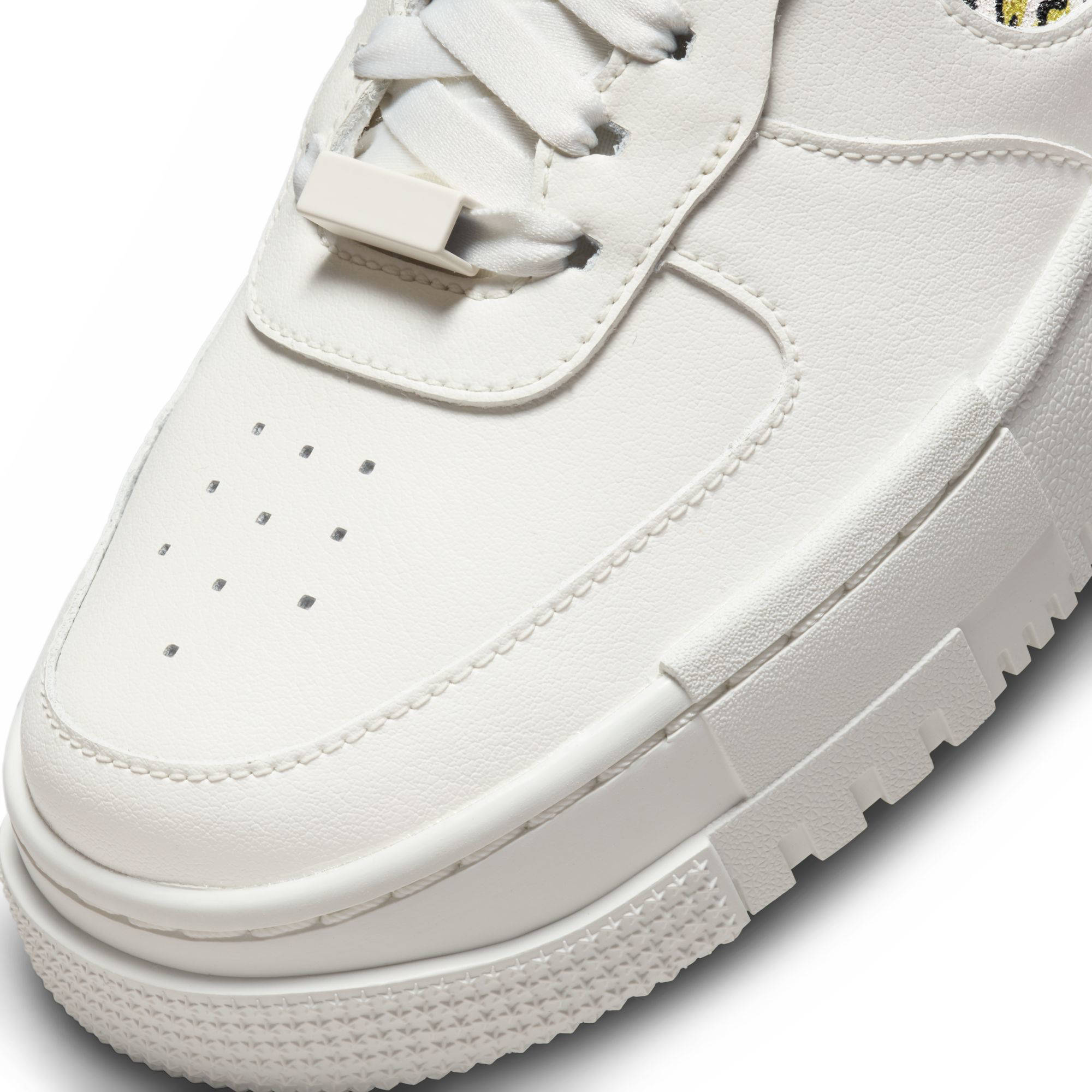 Nike Air Force One Pixel sneakers ecru/geel/zwart | wehkamp