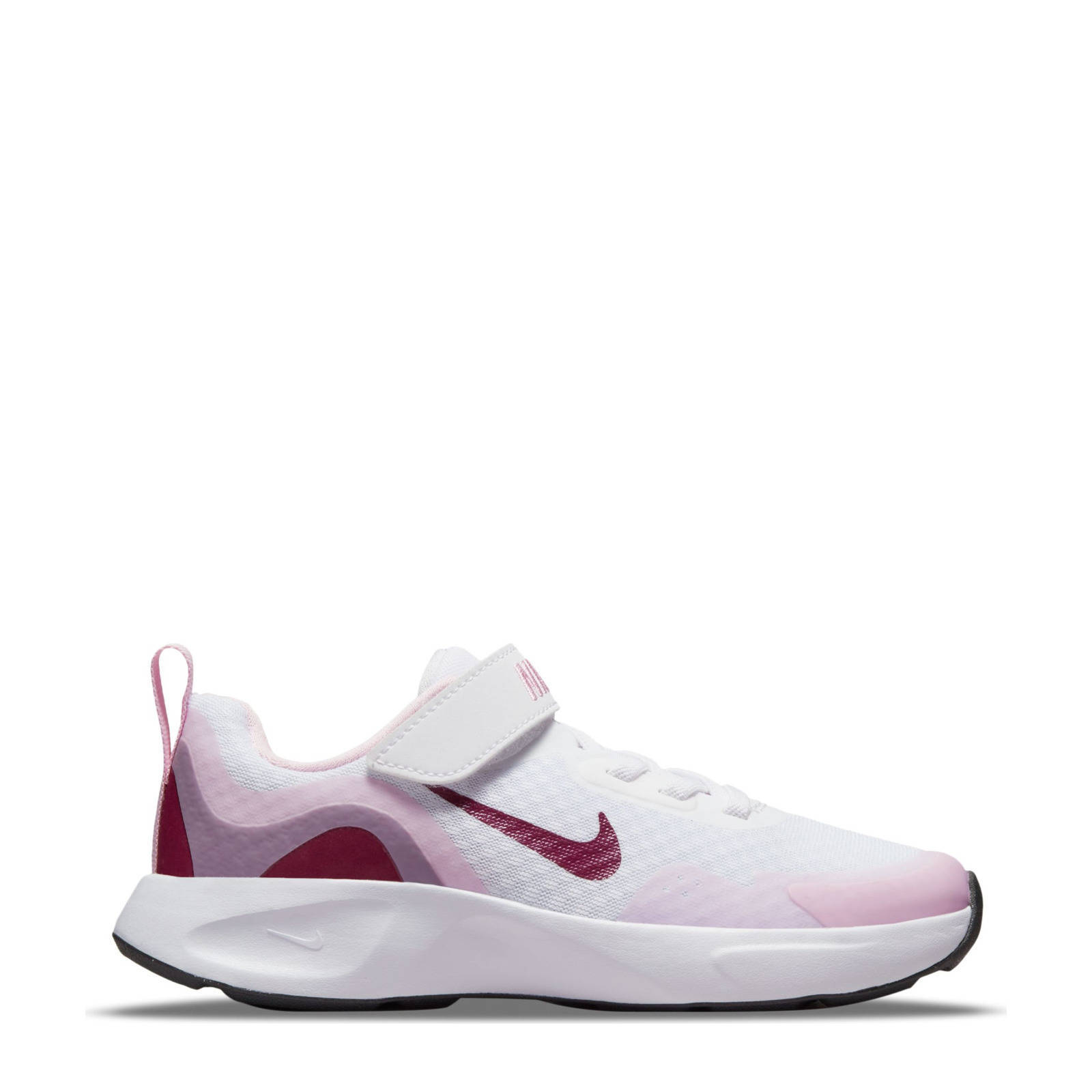 Nike WearAllDay sneakers wit/donkerrood/roze | wehkamp