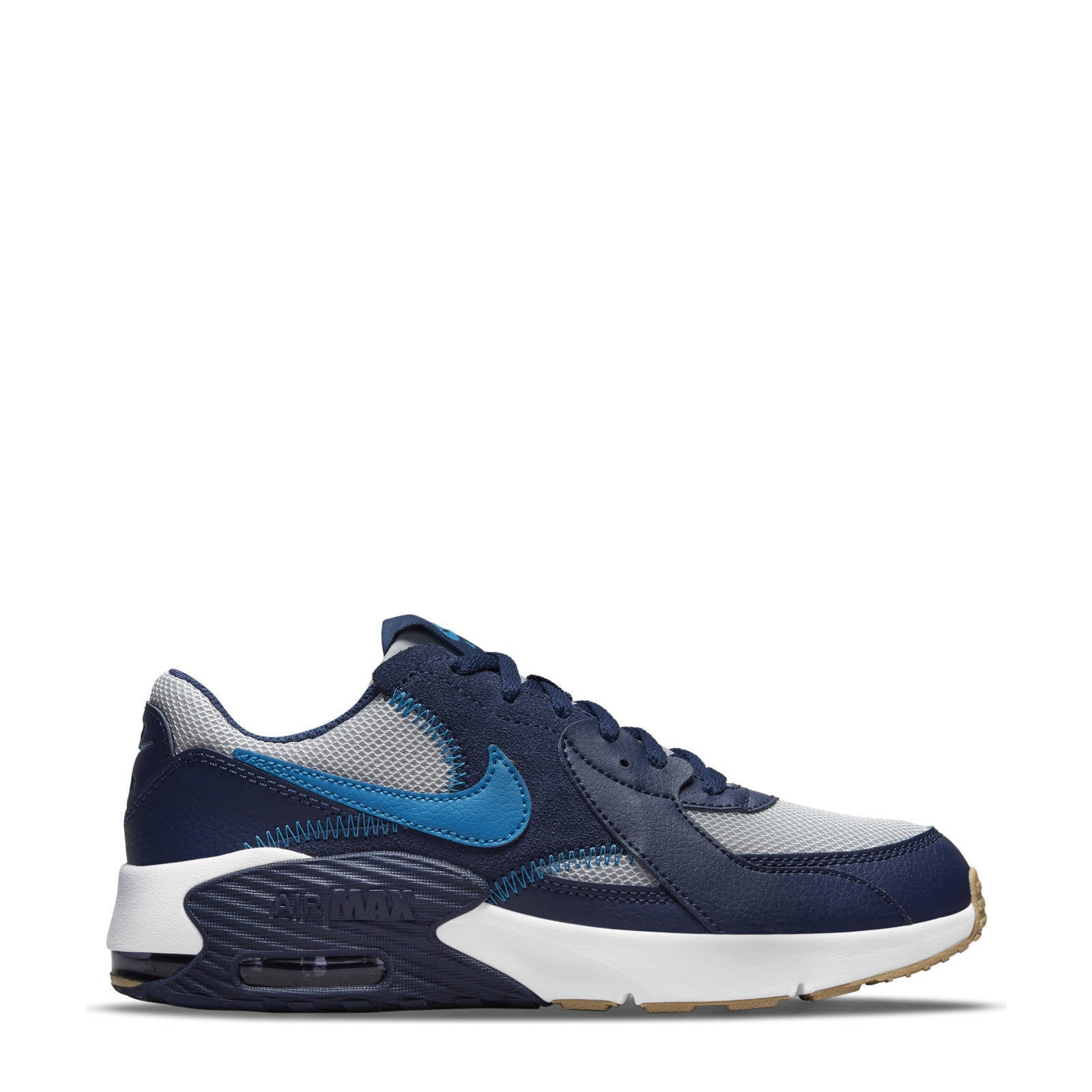 Nike Air Max Excee (GS) sneakers grijs/blauw/donkerblauw | wehkamp