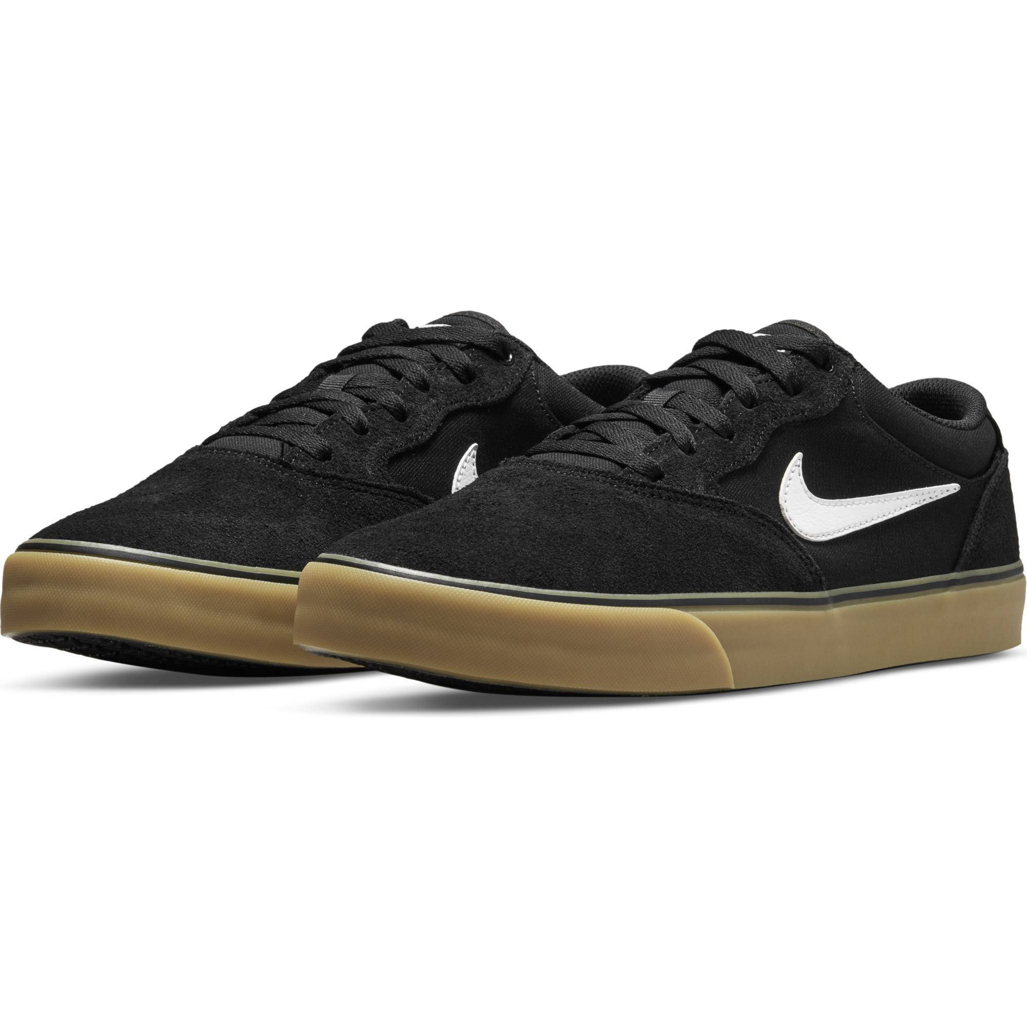 Nike SB Chron 2 sneakers zwart/wit/lichtbruin | wehkamp