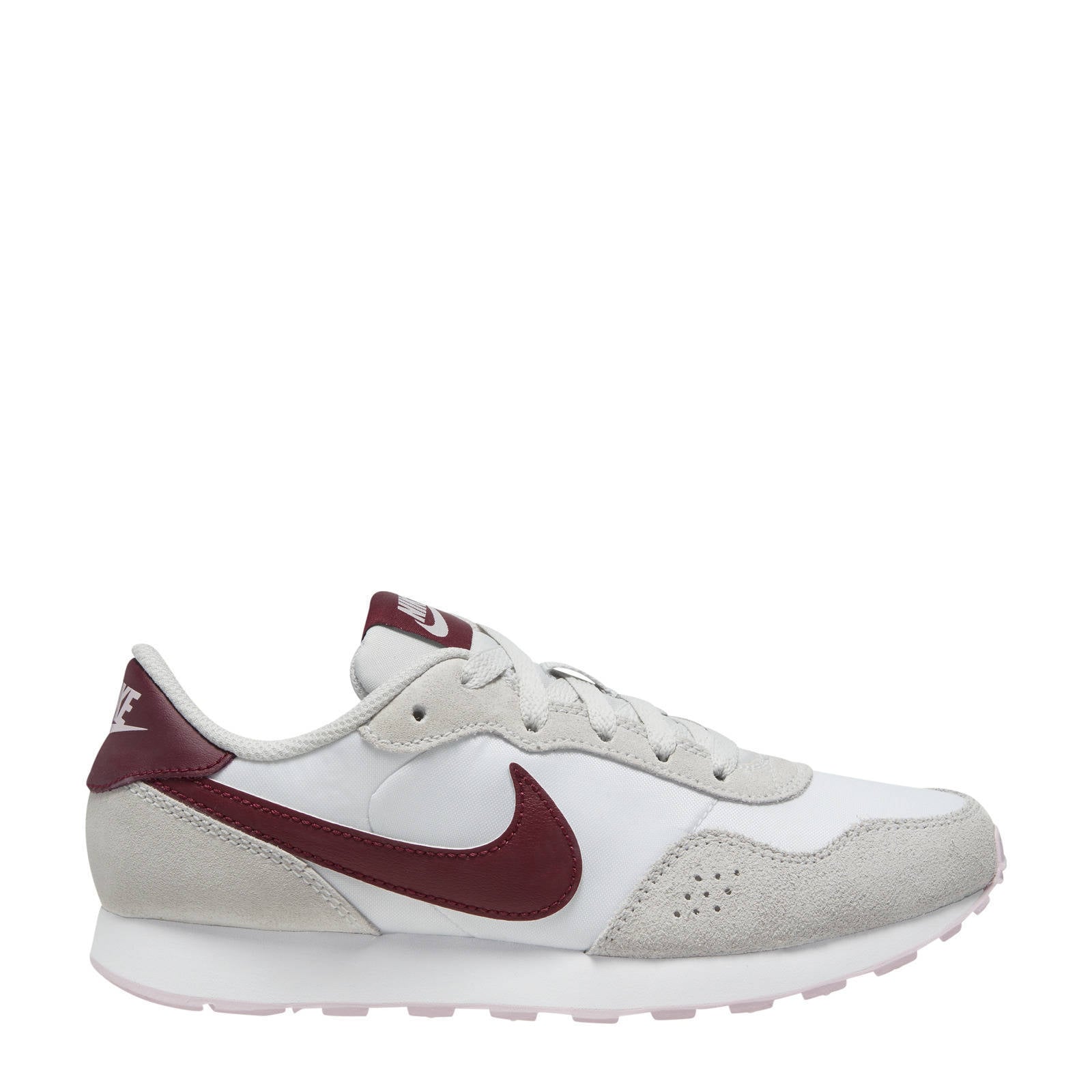 Nike MD Valiant sneakers wit/donkerrood/grijs | wehkamp