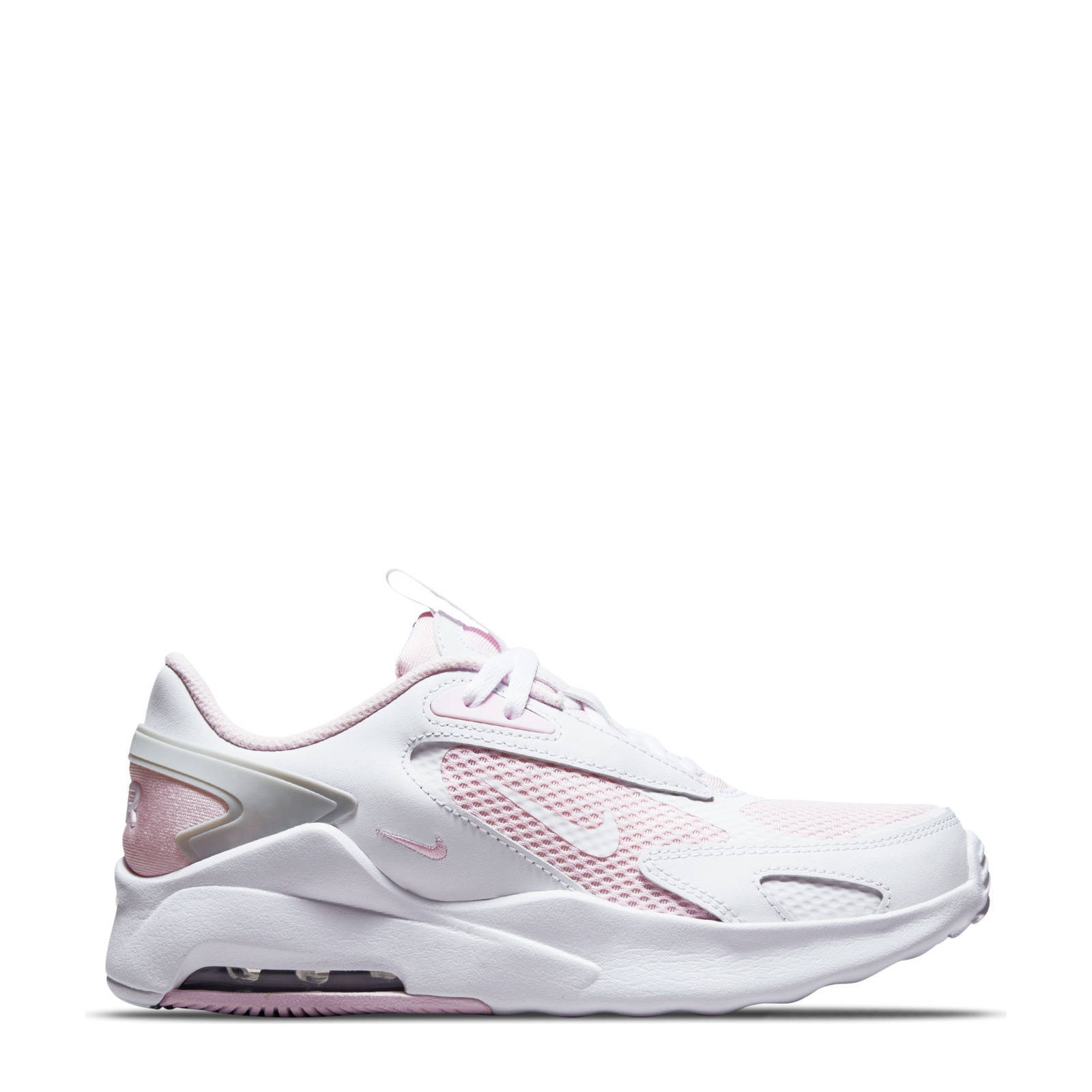 Nike Air Max Bolt sneakers lichtroze/wit/zilver | wehkamp
