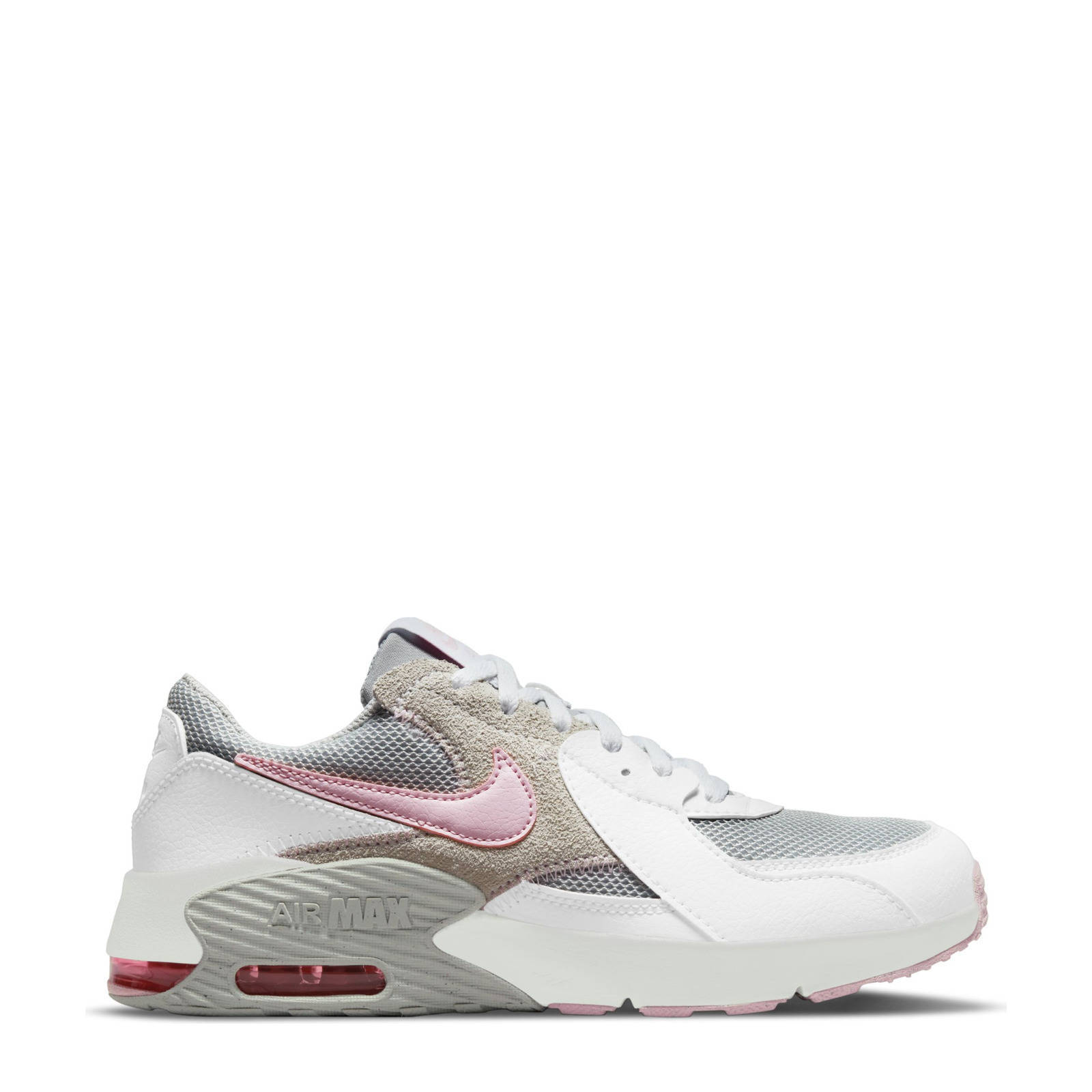 Nike Air Max Excee (GS) sneakers wit/roze/grijs | wehkamp