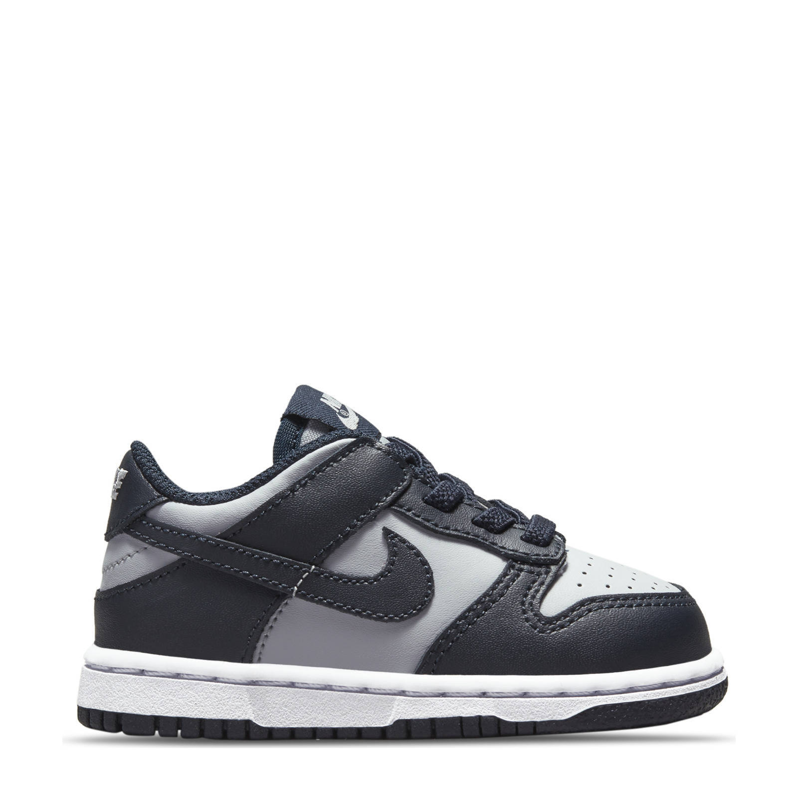 Nike Dunk Low sneakers grijs/donkergrijs/oranje | wehkamp