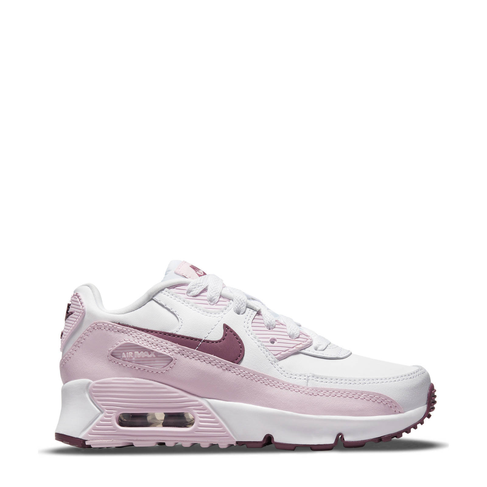 Nike Air Max 90 Ltr sneakers wit/roze/fuchsia | wehkamp