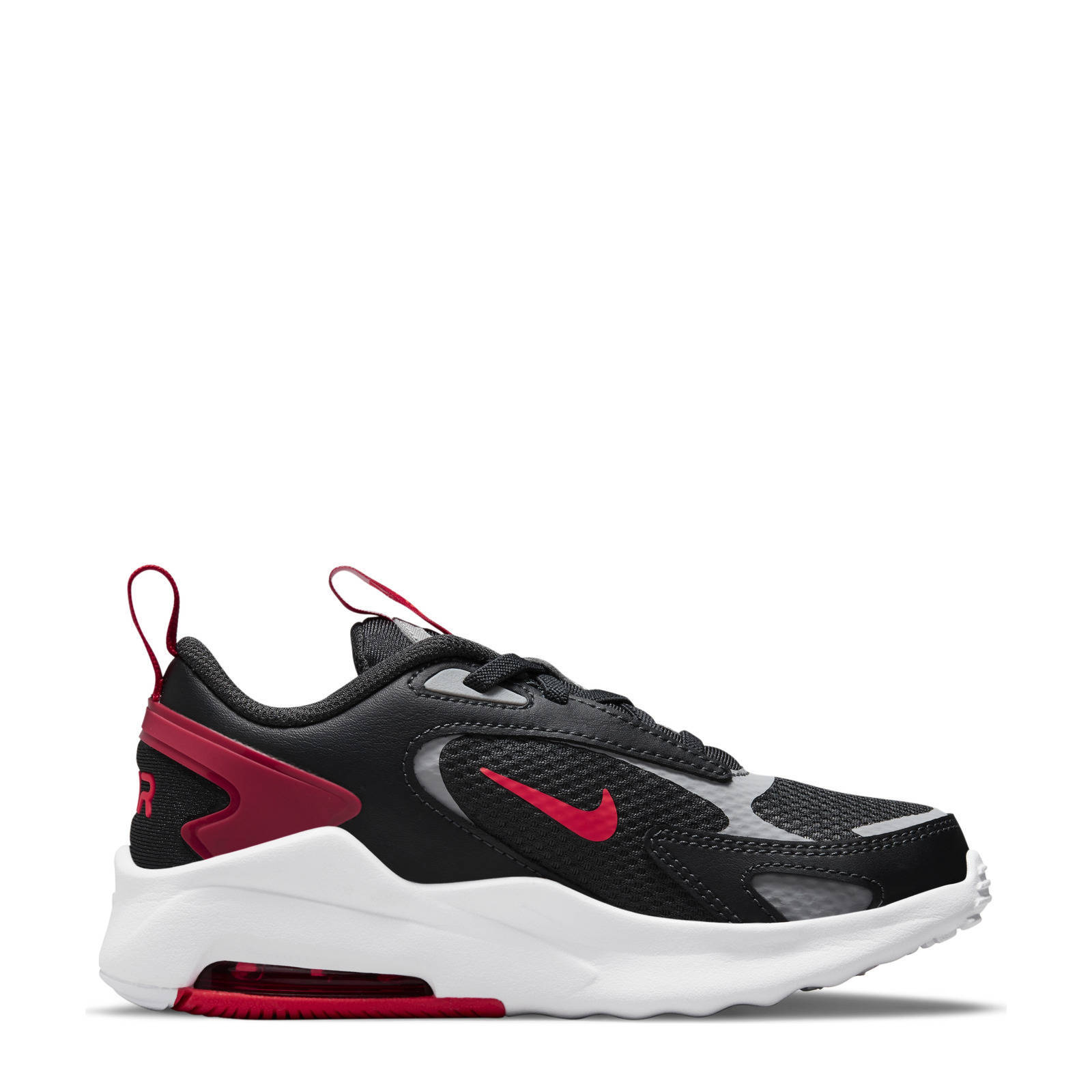 Nike Air Max Bolt sneakers grijs/zwart/rood | wehkamp
