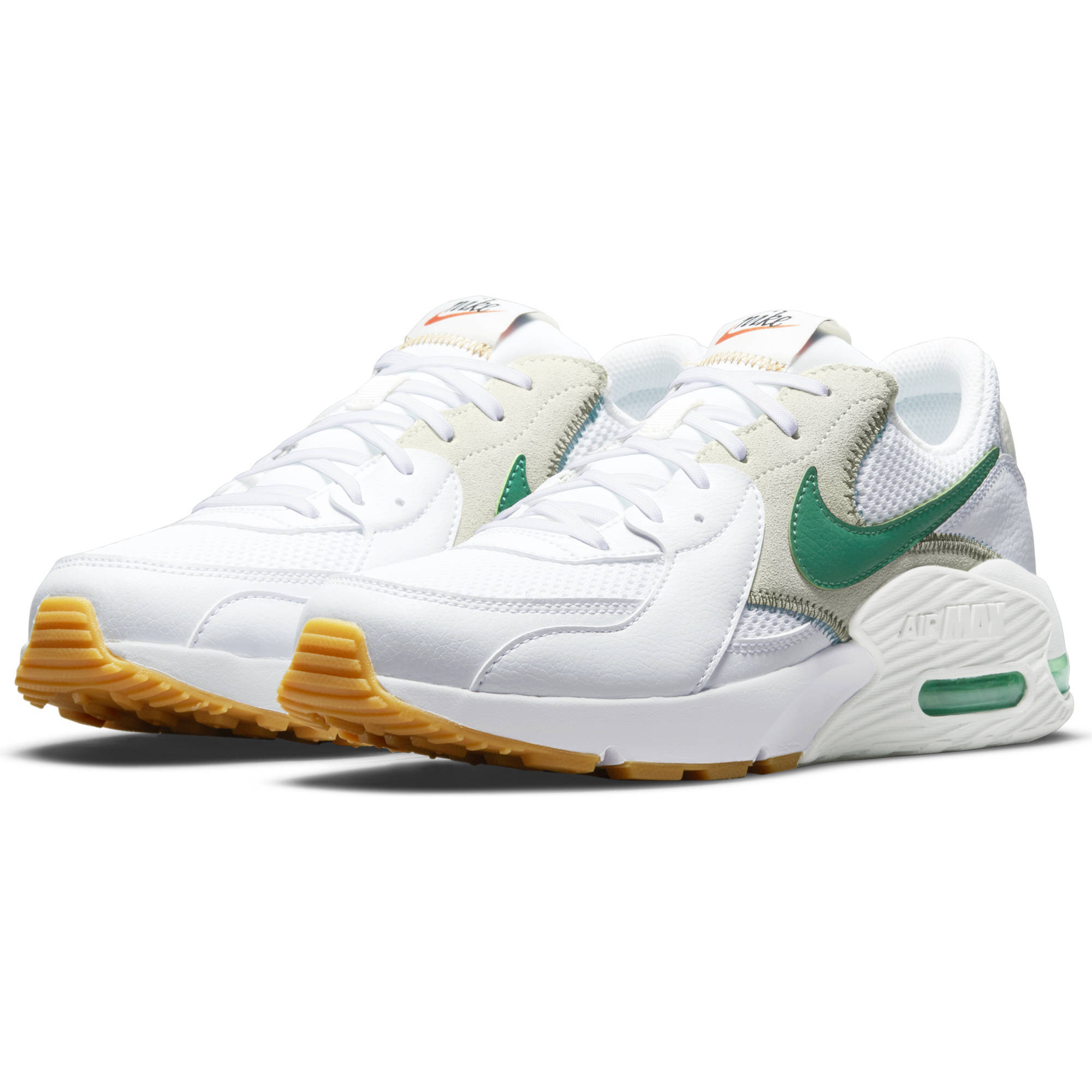 Nike Air Max Excee sneakers wit/groen | wehkamp
