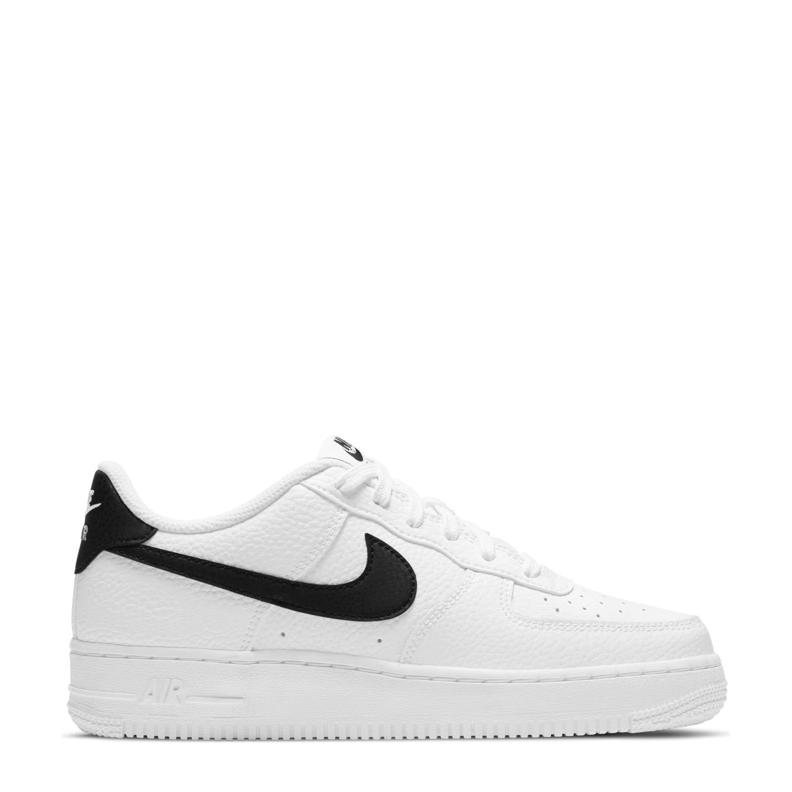 Nike Air Force 1 sneakers wit/zwart | wehkamp
