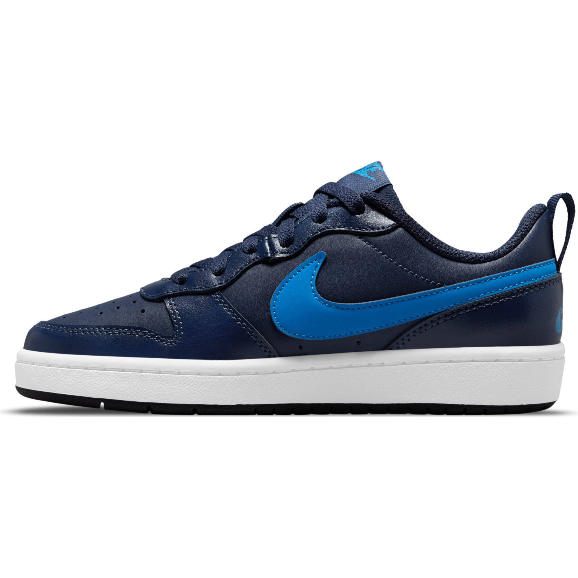 nike court borough low 2 blau