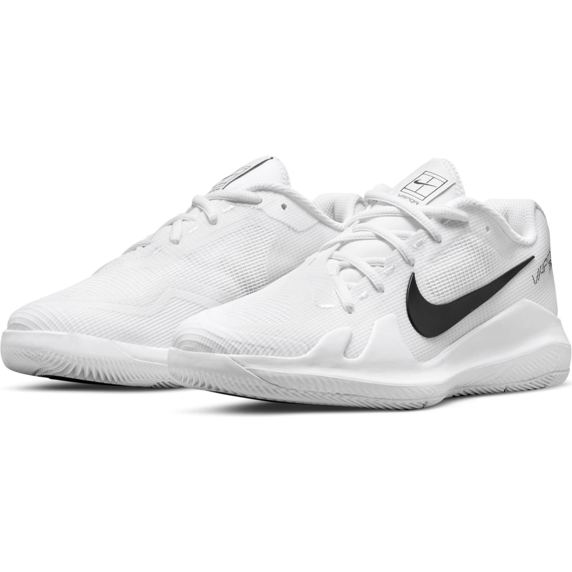Nike Zoom Vapor tennisschoenen wit/zwart kids | wehkamp