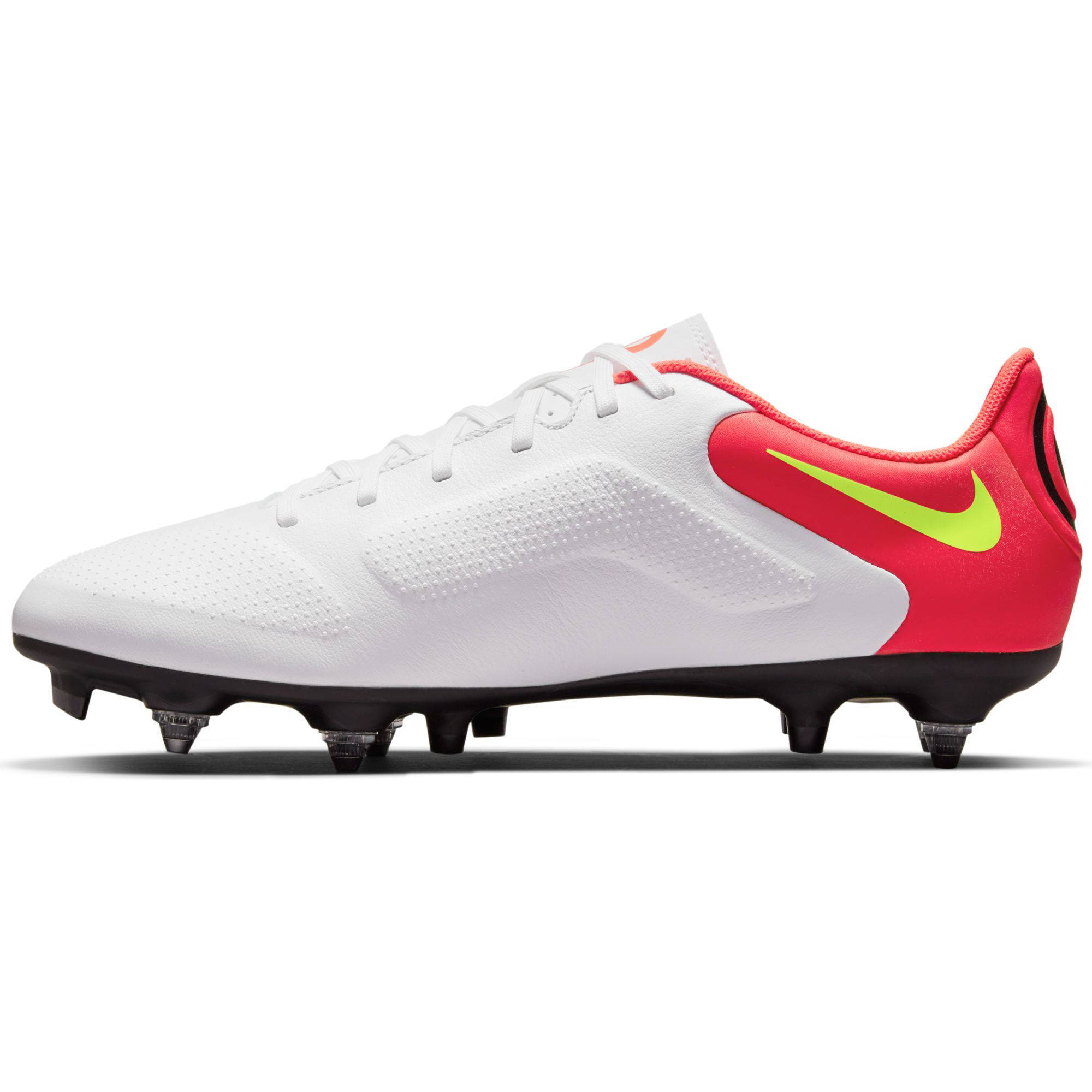 Nike Tiempo Legend 9 Academy SG-Pro Ac voetbalschoenen wit/rood/geel |  wehkamp
