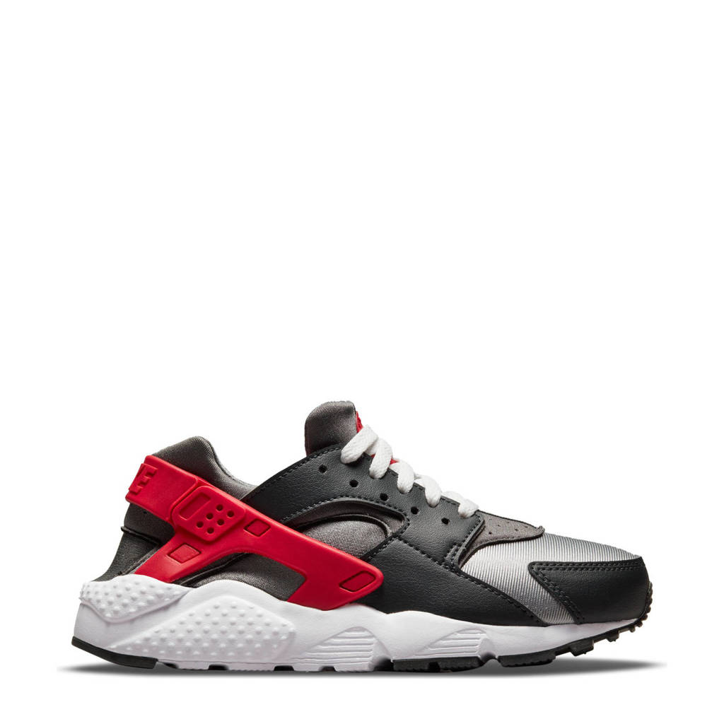 Vergadering Hilarisch Evacuatie Nike Huarache run sneakers grijs/rood | wehkamp