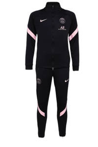 Nike Junior Paris Saint Germain trainingspak zwart/roze, Zwart/roze