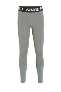 Nike slim fit broek met logo grijs, Grijs