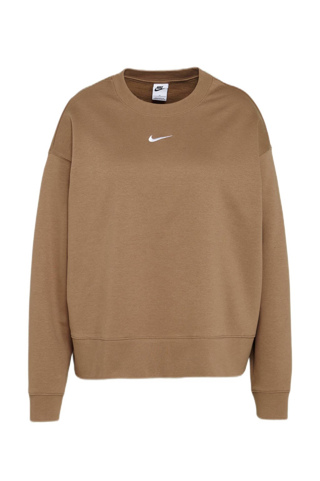 Nike Plus Size oversized sweater bruin, Bruin