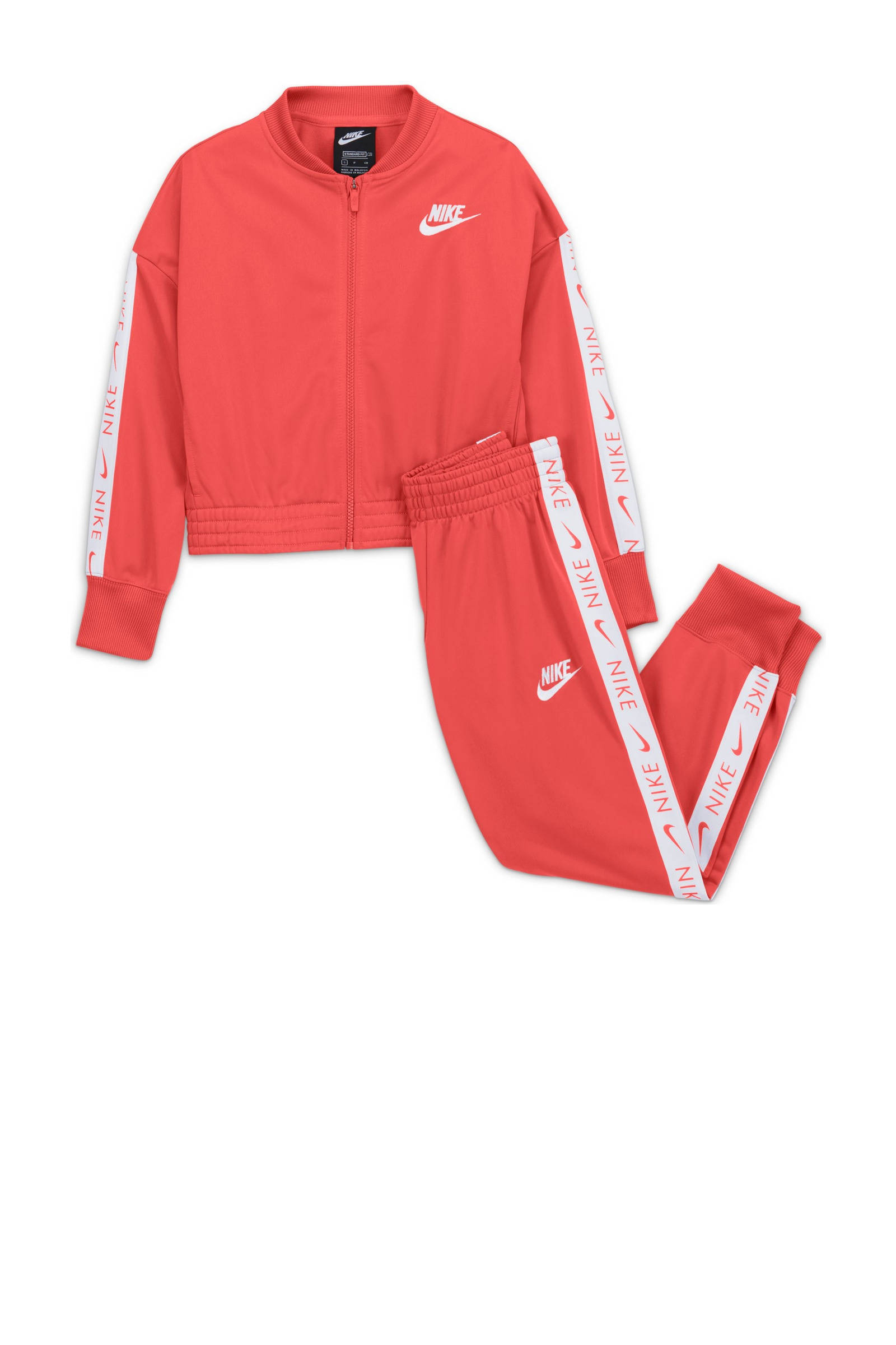 Nike Meisjes Swoosh Sportswear Trainingspak Junior Magic Ember/White Kind online kopen
