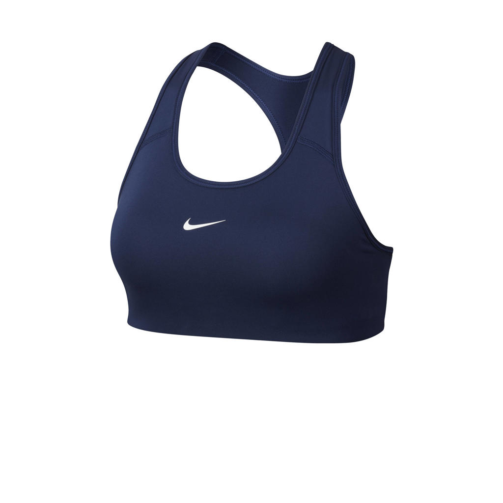 Nike level 3 sportbh donkerblauw