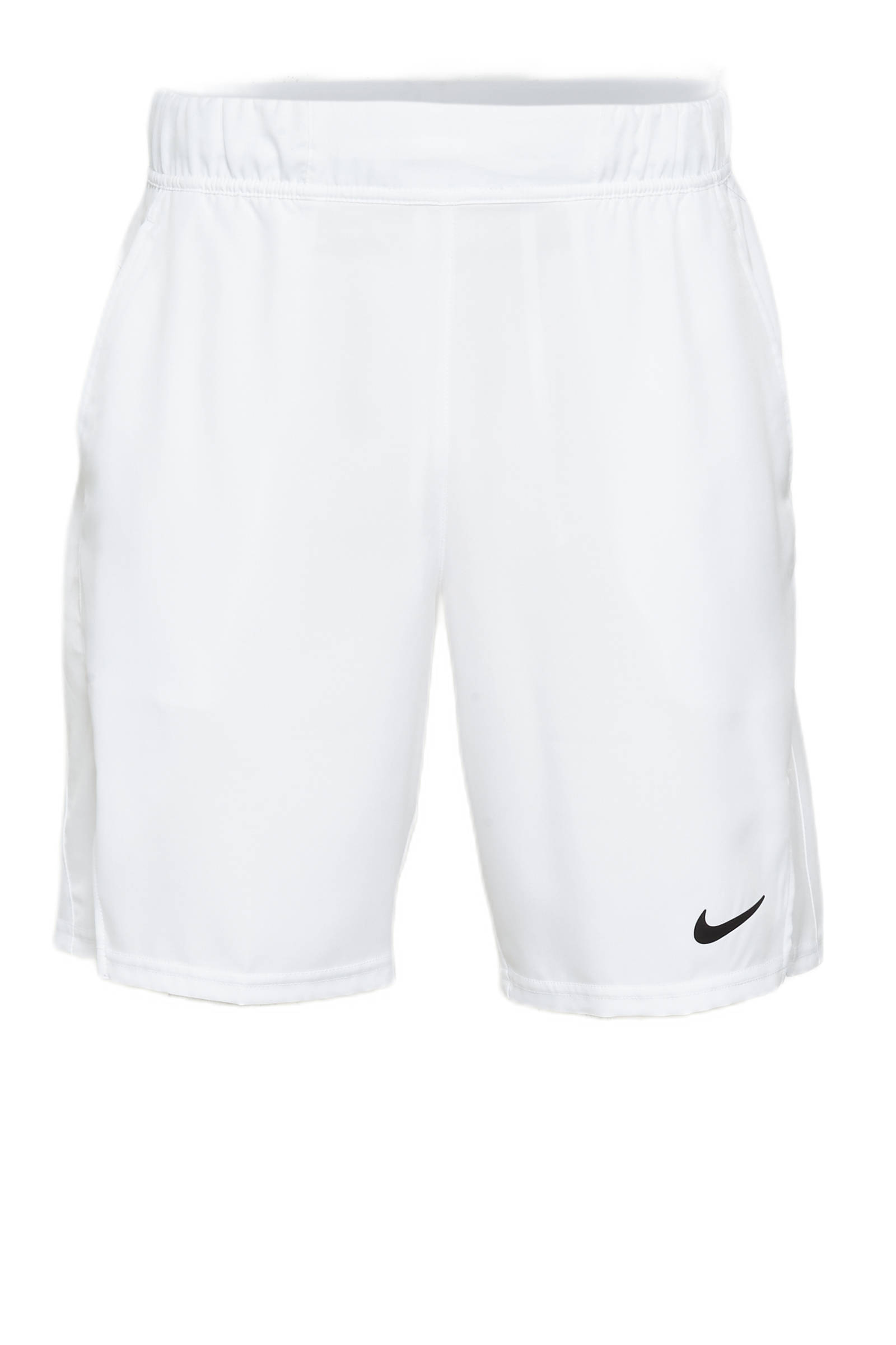 Nike sportshort wit/zwart | wehkamp
