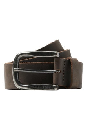 leren riem donkerbruin