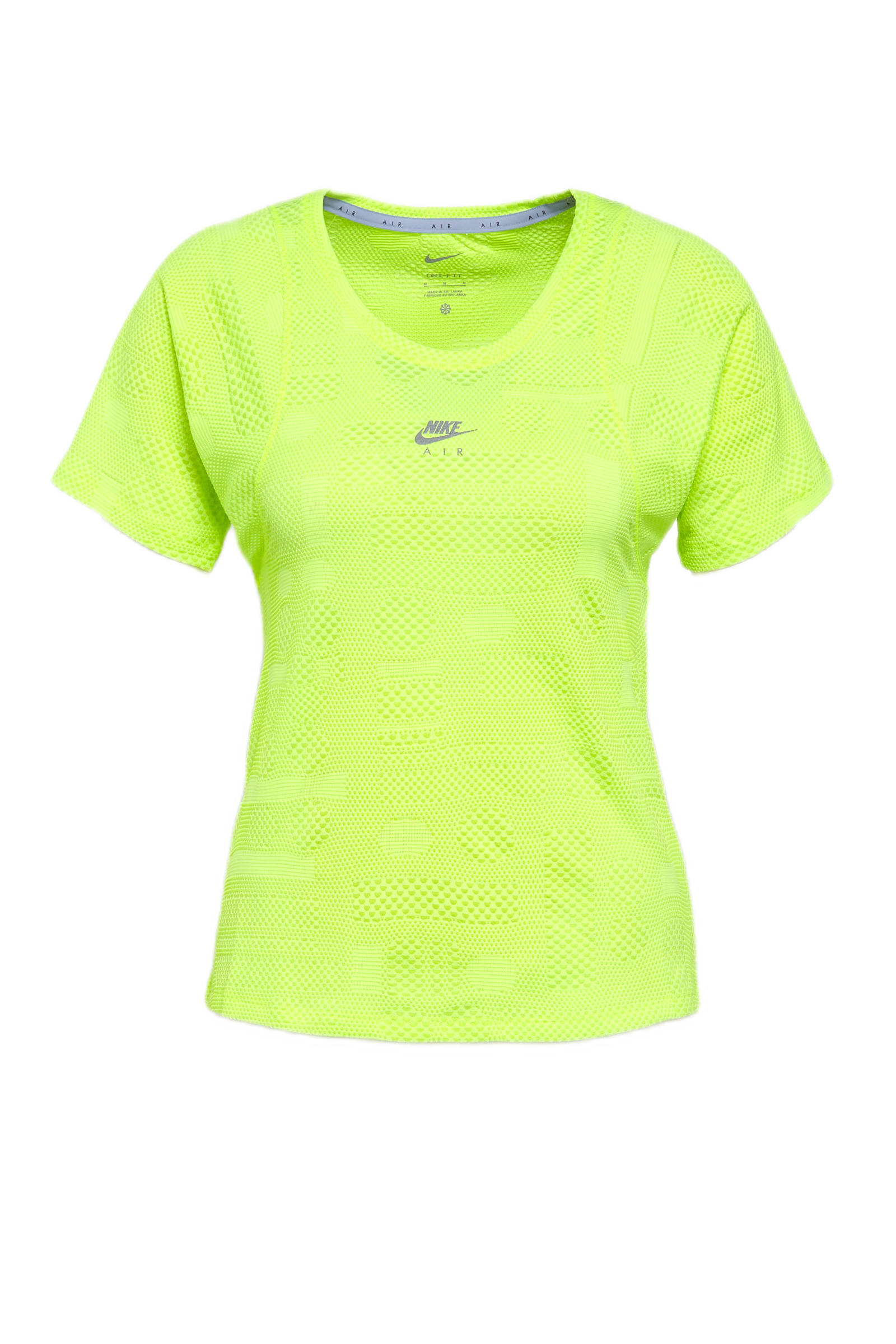 Nike sport T-shirt neon groen | wehkamp