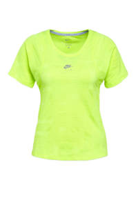Nike sport T-shirt neon groen, Neon groen