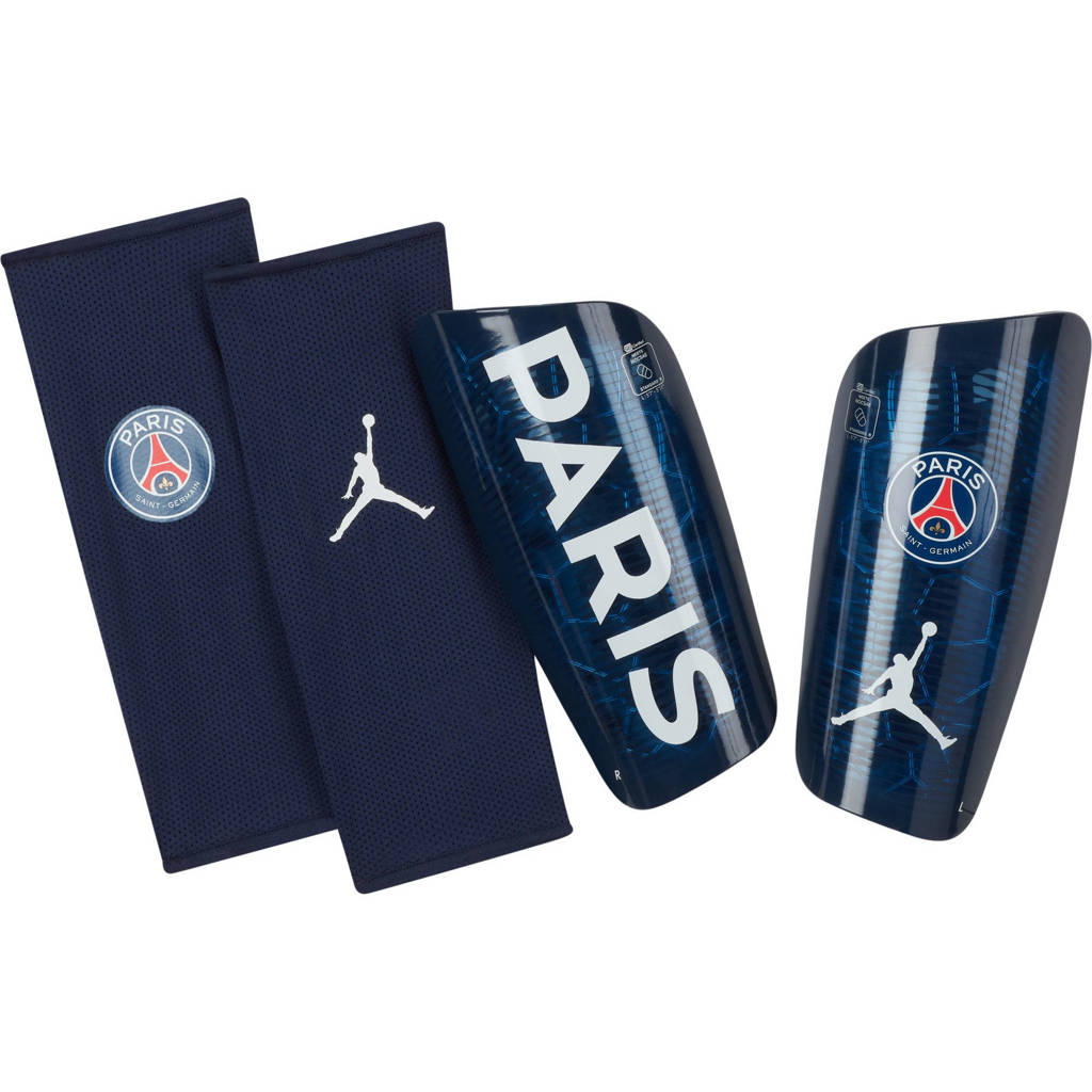 Nike Senior Paris Saint Germain scheenbeschermers blauw/wit, Blauw/wit