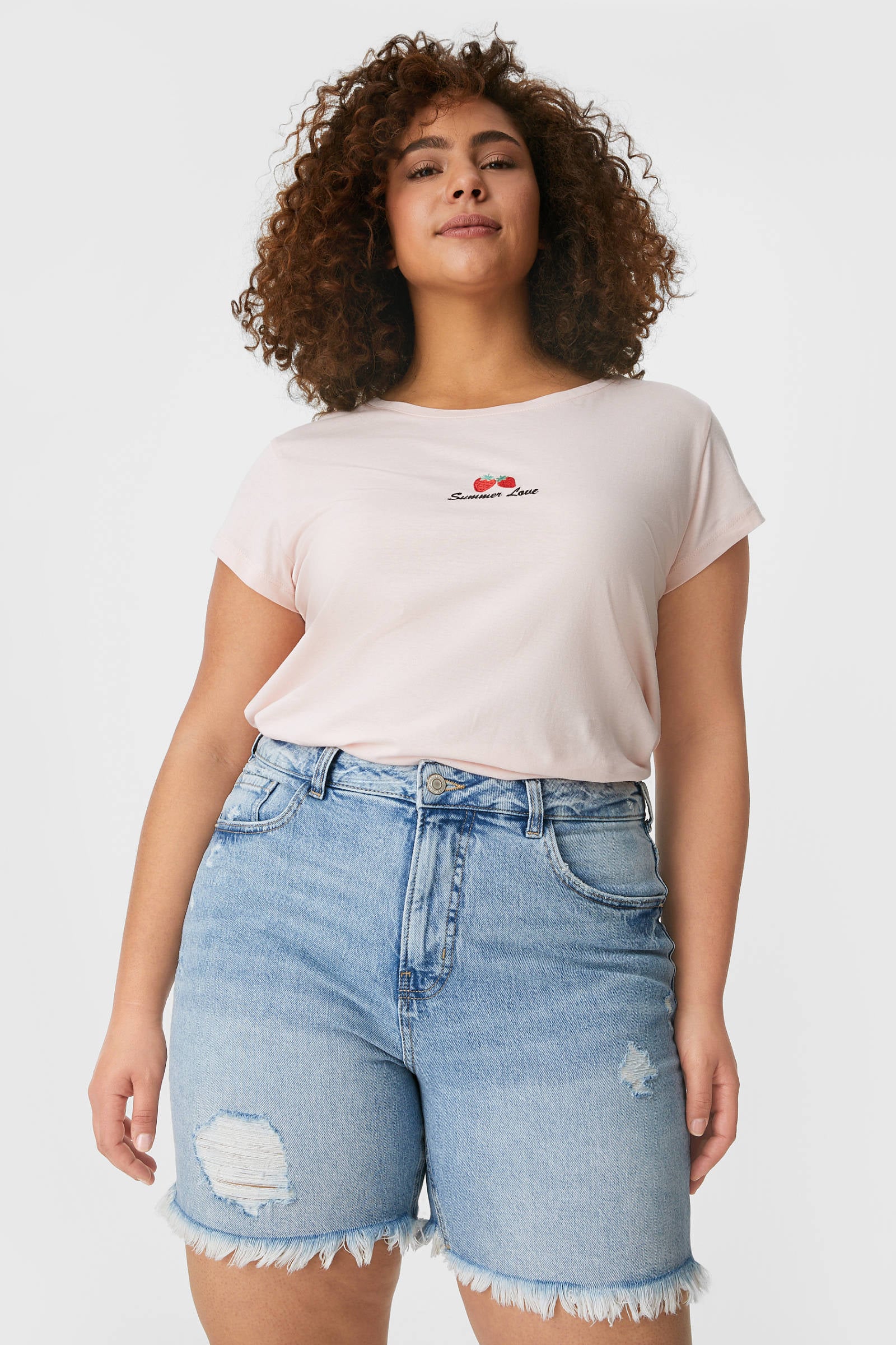C\u0026A Clockhouse jeans short light denim | wehkamp