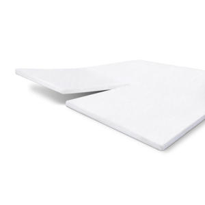 katoenen molton split topmatras (tot 10 cm matras) wit