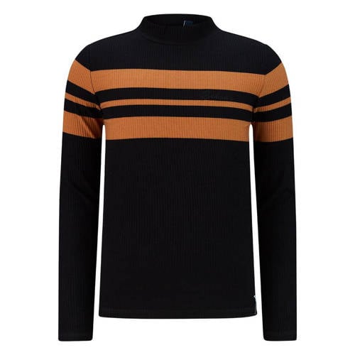 Retour Jeans longsleeve Abadou zwart/karamel afbeelding