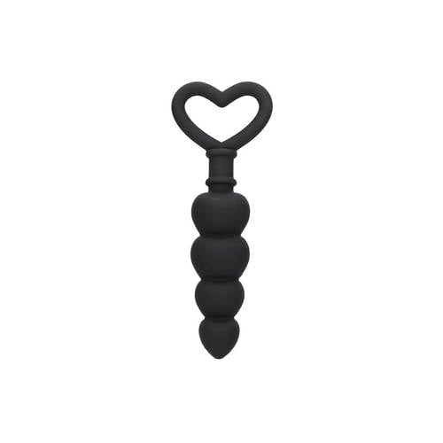 Ouch! Anale Kralen/Love beads - Zwart afbeelding