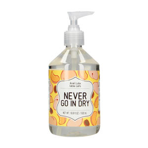 Anaal Never Go In Dry glijmiddel - 500 ml