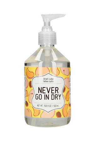 Anaal Never Go In Dry glijmiddel - 500 ml