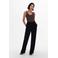 ONLY wide leg broek ONLPOPTRASH zwart
