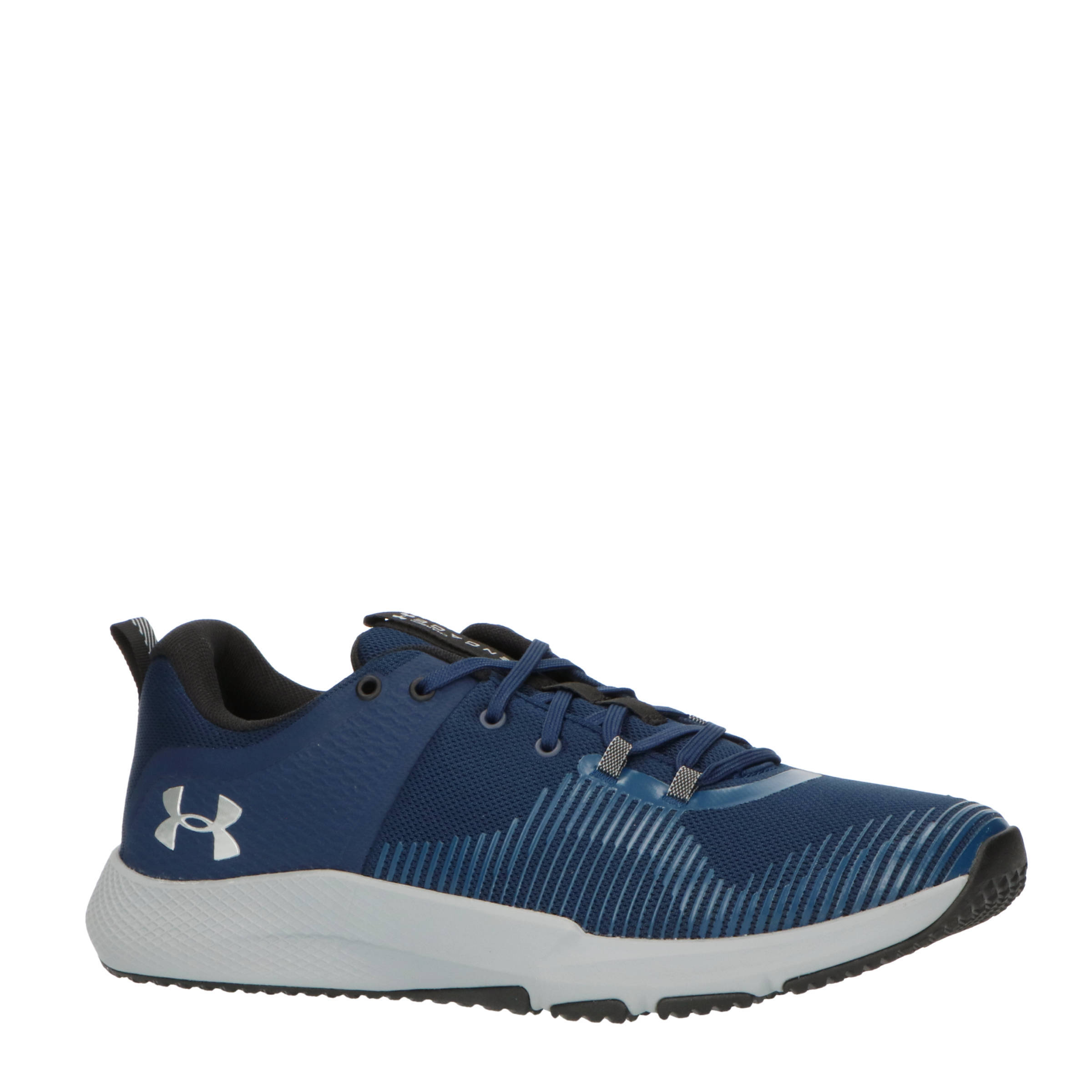 Under Armour Charged Engage fitness schoenen donkerblauw | wehkamp