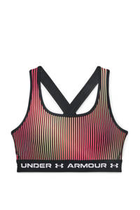 Under Armour level 3 sportbh zwart/multi, Zwart/multi