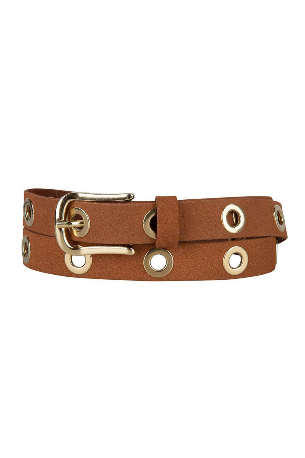 Cowboysbelt leren riem 259146 cognac, Cognac