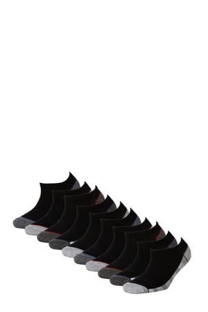 sneakersokken - set van 10 zwart/multi