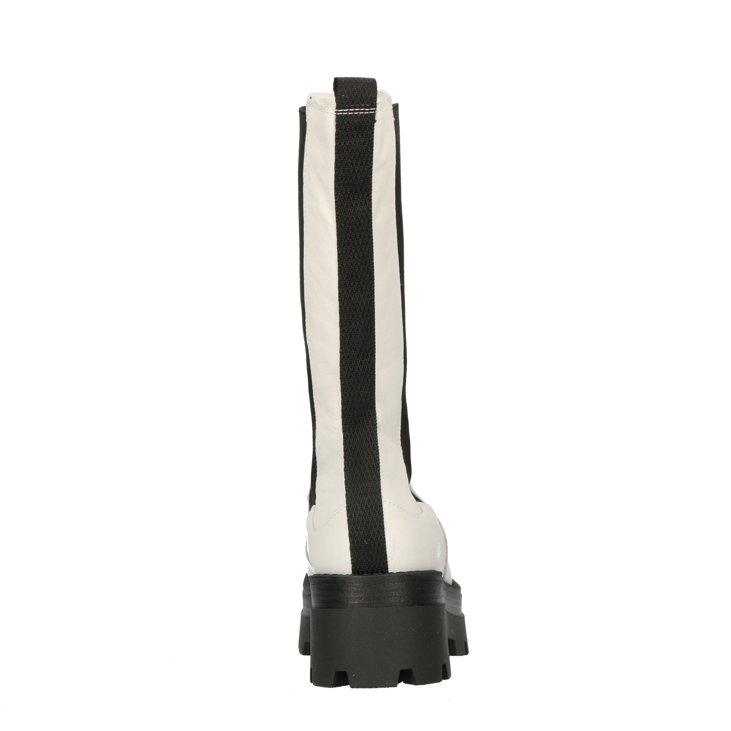 Mjus Lateral P33201 hoge leren chelsea boots off white | wehkamp