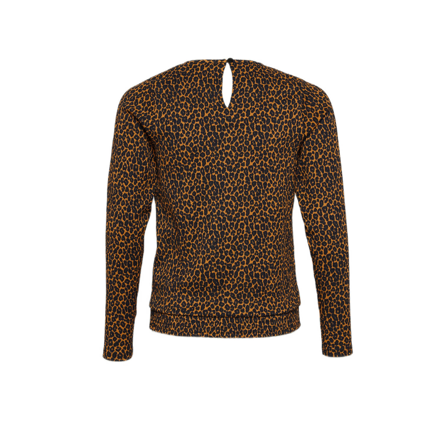 LOOXS 10sixteen top met panterprint bruin zwart