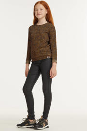 thumbnail: LOOXS 10sixteen top met panterprint bruin/zwart