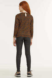 thumbnail: LOOXS 10sixteen top met panterprint bruin/zwart