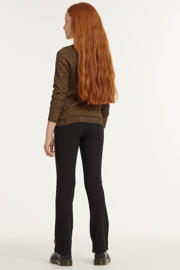thumbnail: LOOXS 10sixteen top met panterprint bruin/zwart