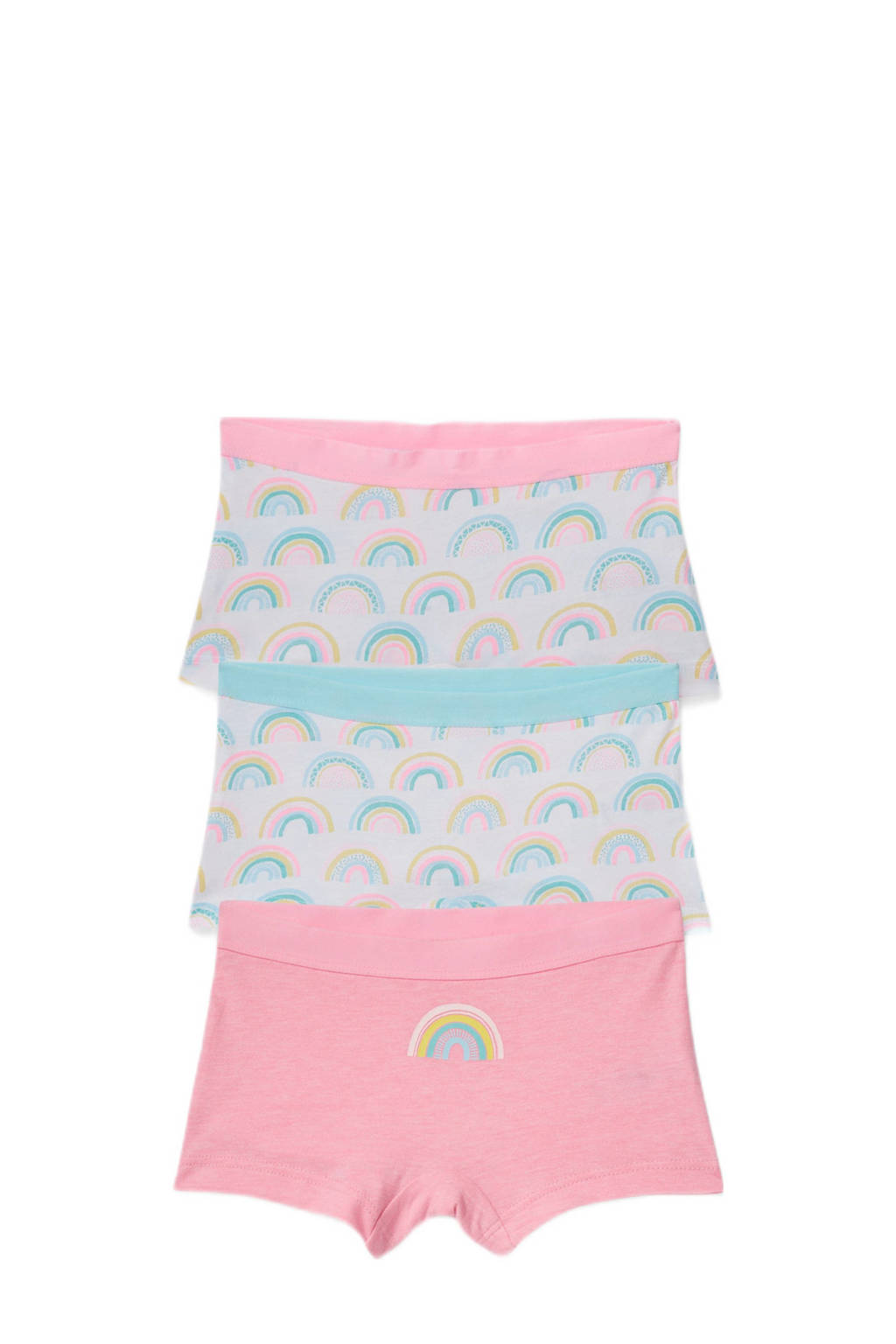 C&A Palomino short - set van 3 roze/lichtblauw, Roze