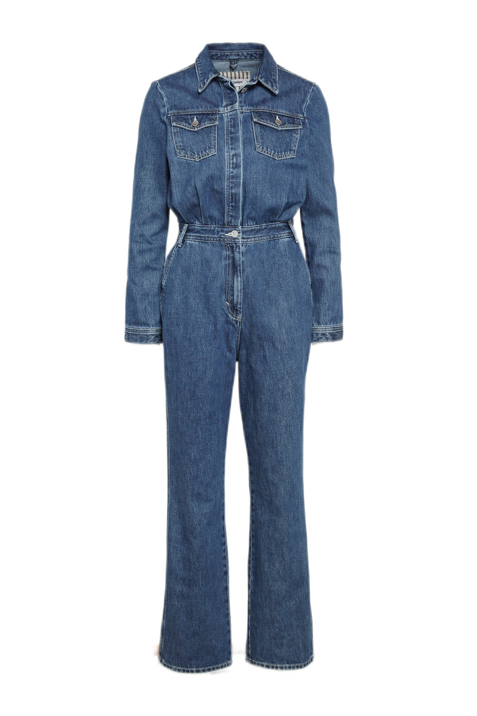 Kings of Indigo jumpsuit ADELA mid marble | wehkamp